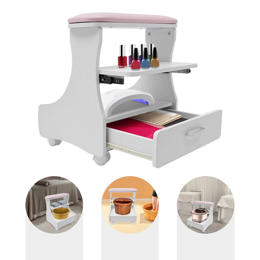 Pedikiūro Kėdutė su Ratukais