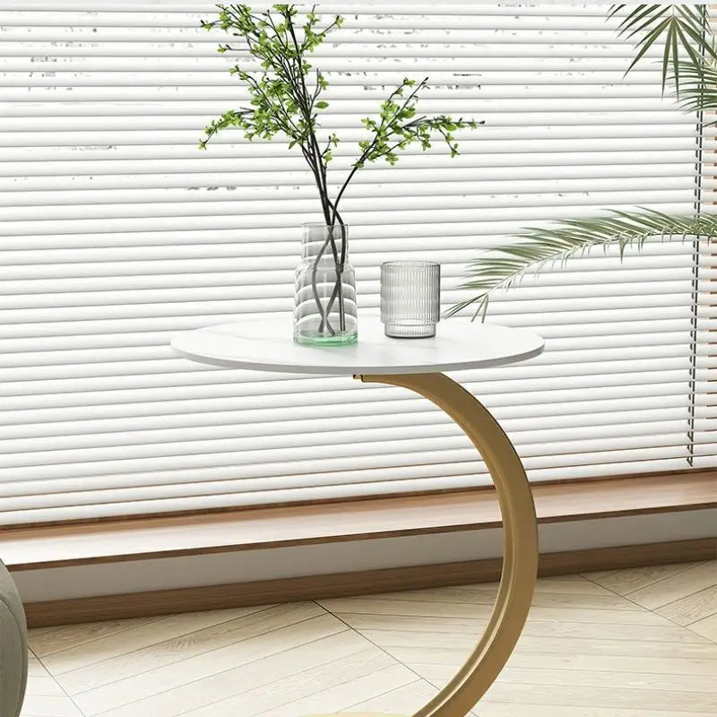 Mažas Apvalus Kavos Staliukas