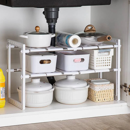 Daugiafunkcinė Nerūdijančio Plieno Virtuvinė Lentyna su Kriaukle